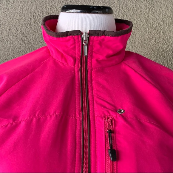 “Danskin” Hot Pink & Brown Fleece-Lined Athletic Jacket size M - Picture 5 of 10